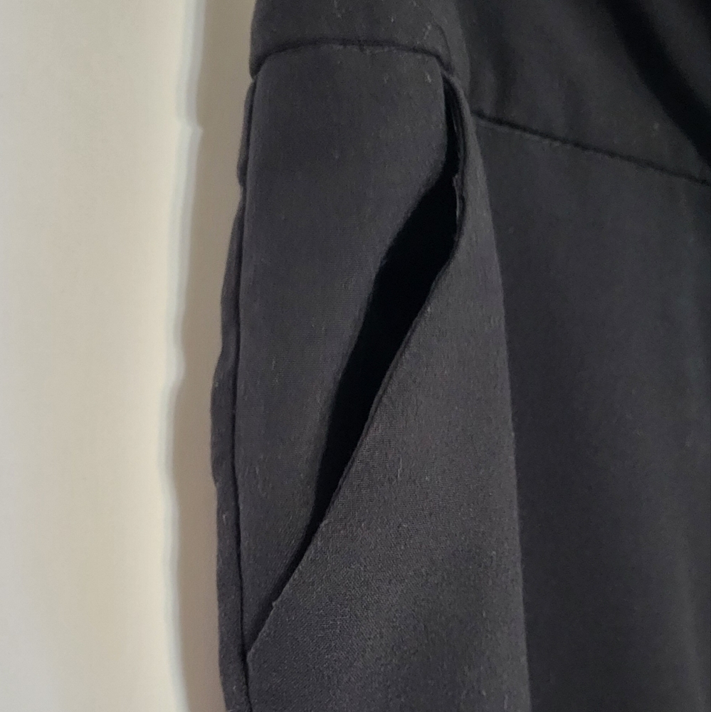 Investments Women's Black High Waisted Cuffed Slack/Dress Pants Size 14R 🐈 - Picture 8 of 10